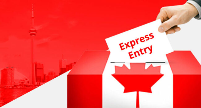 How are Express Entry score points calculated for Canadian immigration